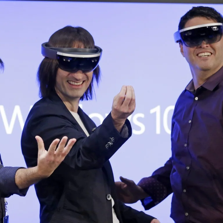 Microsoft HoloLens hardware platform, associated with inventor Alex Kipman