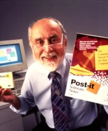 Post-it Notes, associated with inventor Arthur Fry