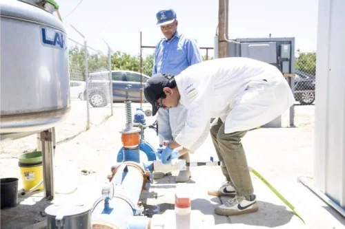 UV Waterworks drinking-water disinfection device, associated with inventor Ashok Gadgil