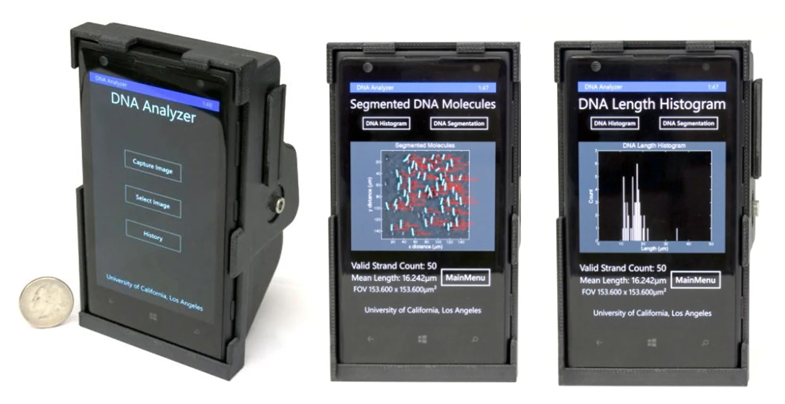Smartphone-based computational microscope, associated with inventor Aydogan Ozcan