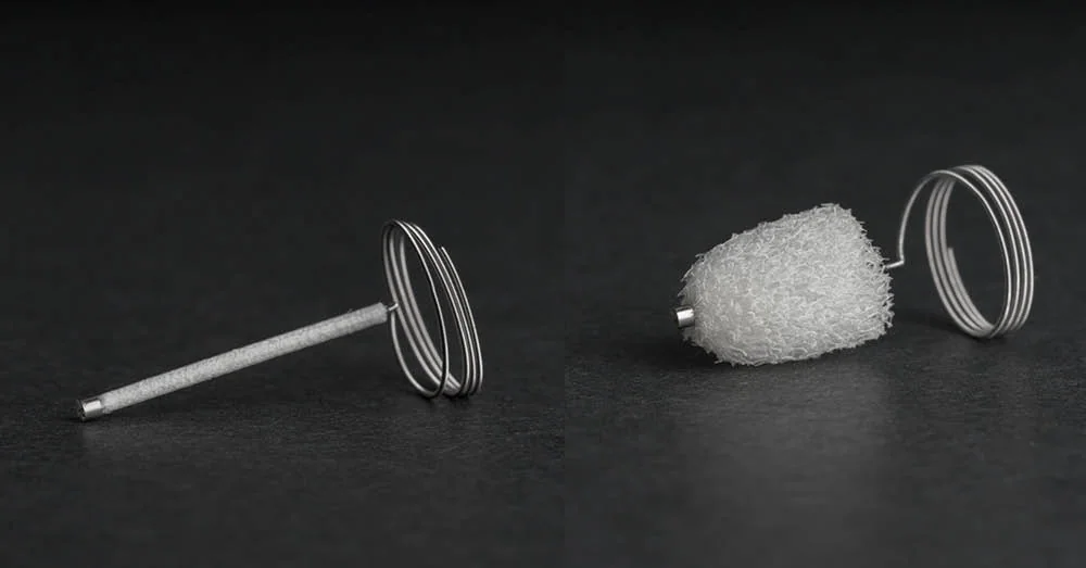 IMPEDE shape-memory-polymer vascular embolization device, associated with inventor Balakrishna Haridas