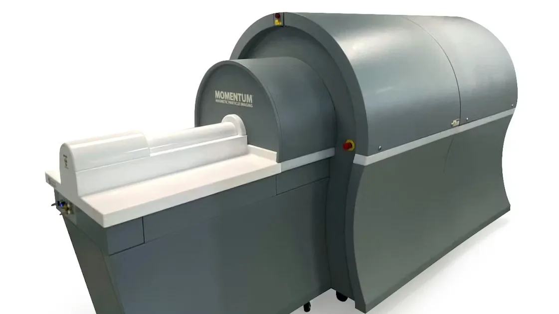 Magnetic particle imaging scanner, associated with inventor Bernhard Gleich