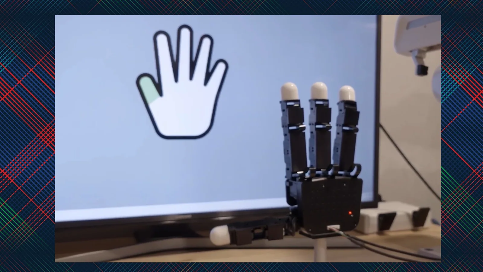 Noninvasive EEG brain-computer-interface and robotic-hand system, associated with inventor Bin He
