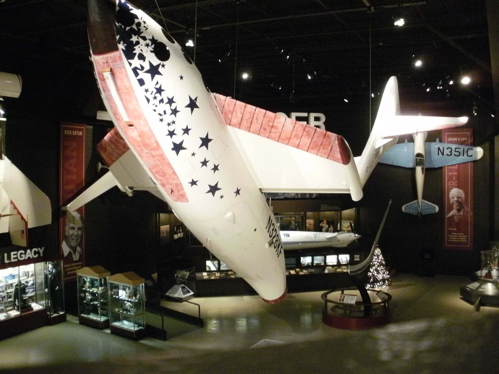 SpaceShipOne private crewed spacecraft, associated with inventor Burt Rutan
