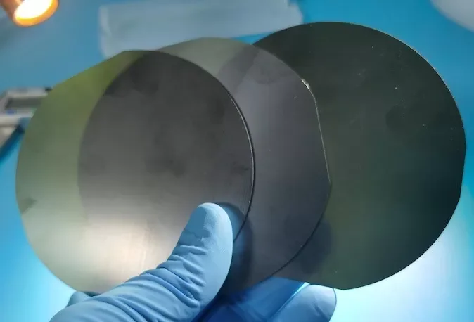 Device-quality silicon carbide wafers, associated with inventor Calvin H. Carter