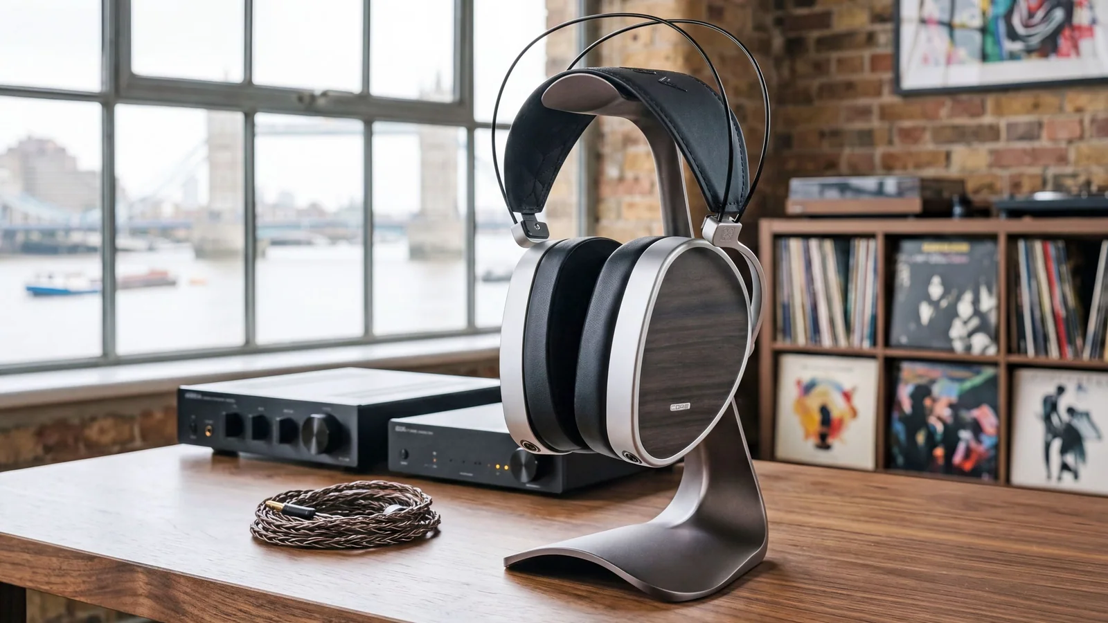 Alpha Dog and ETHER planar-magnetic headphones, associated with inventor Dan Clark