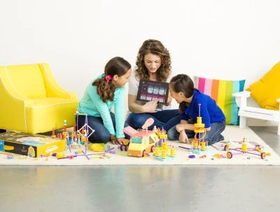 GoldieBlox engineering construction toy kit, associated with inventor Debbie Sterling