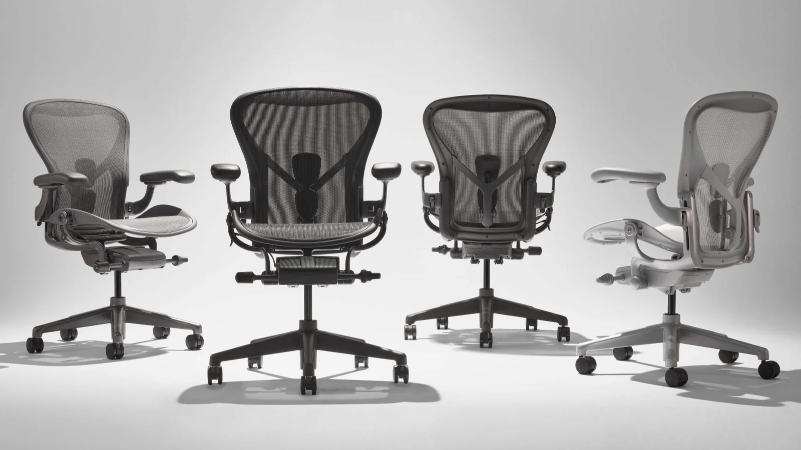 Aeron ergonomic office chair, associated with inventor Don Chadwick