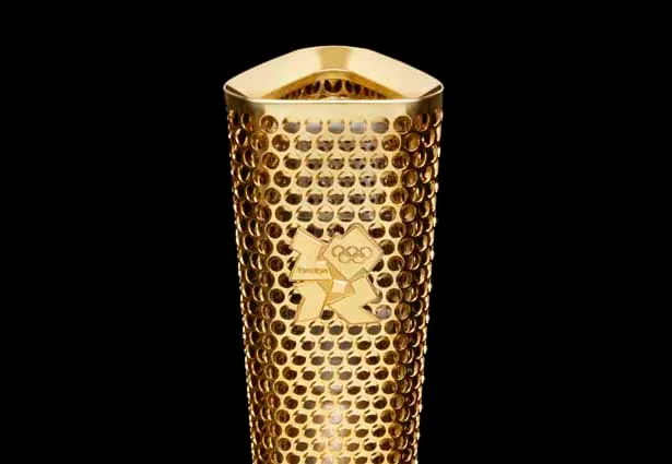 London 2012 Olympic Torch, associated with inventor Edward Barber