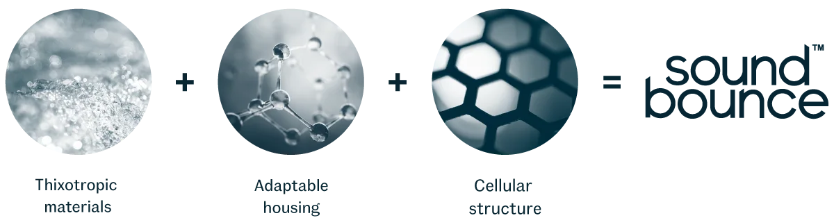 SoundBounce sound-damping material, associated with inventor Eimear O'Carroll