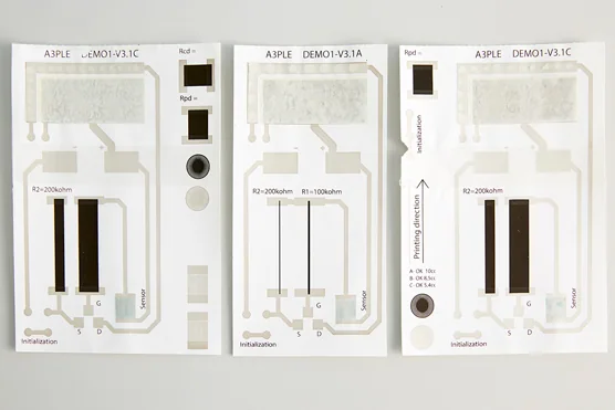 Paper-based transistor, associated with inventor Elvira Fortunato