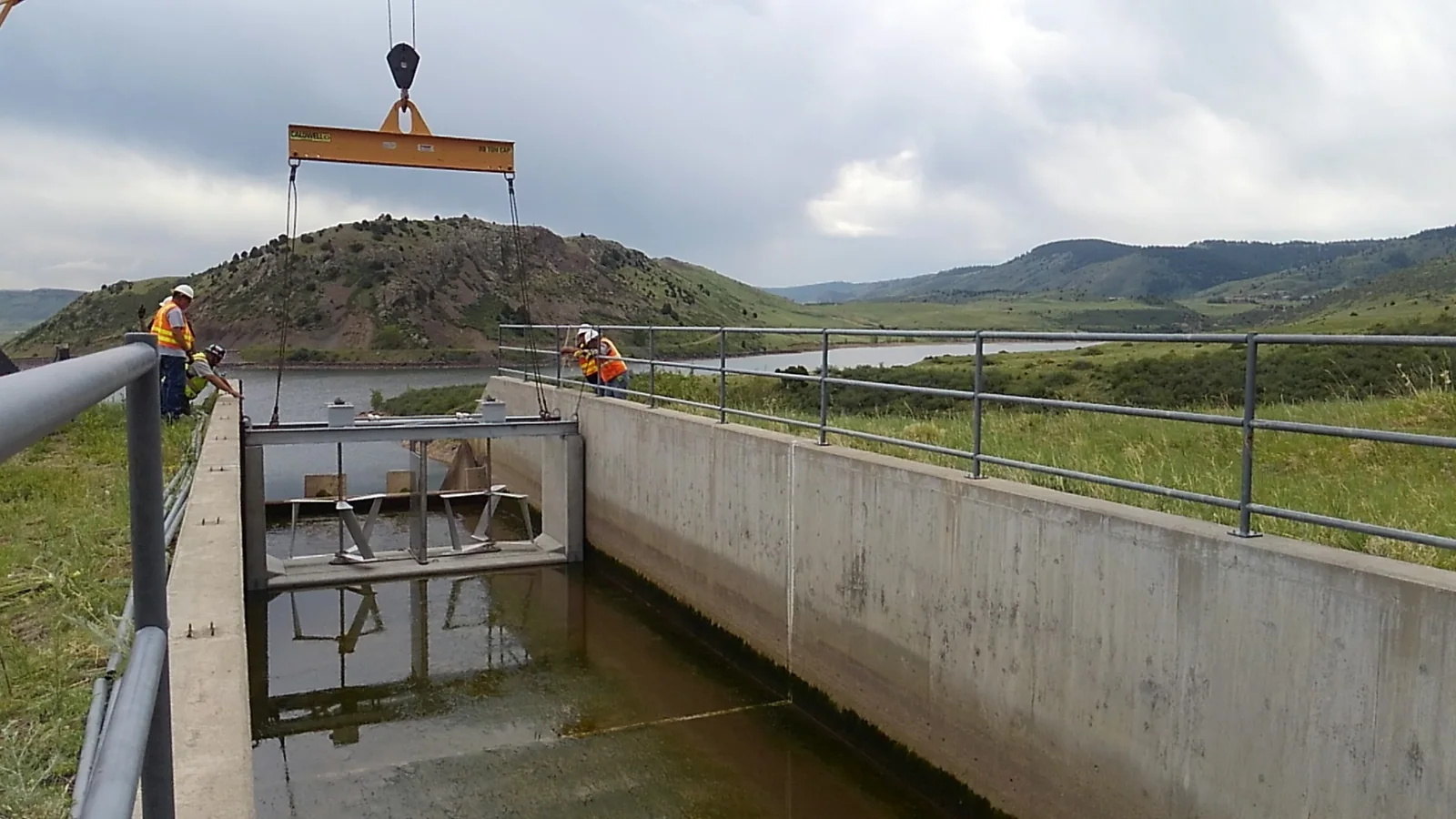 Distributed canal hydropower turbine system, associated with inventor Emily Morris