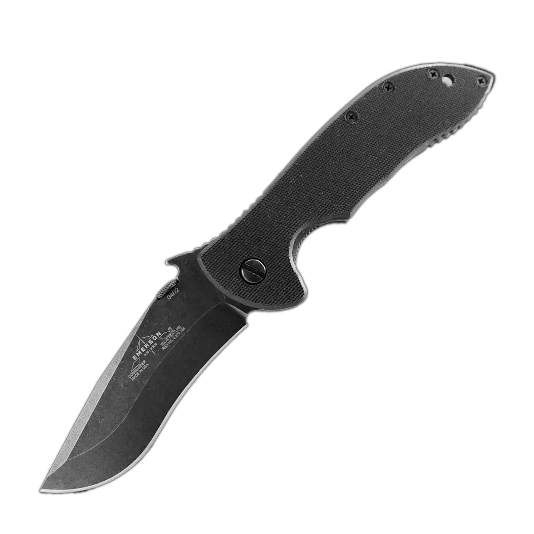 Wave Feature quick-opening folding knife, associated with inventor Ernest Emerson