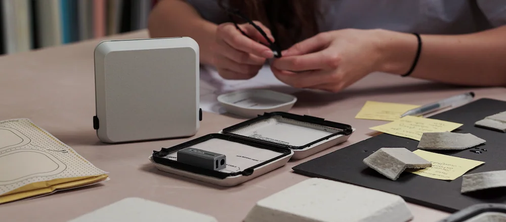 PAPE sustainable paper electronic components, associated with inventor Franziska Kerber