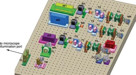 Photoactivated localization microscopy instrument, associated with inventor Harald Hess