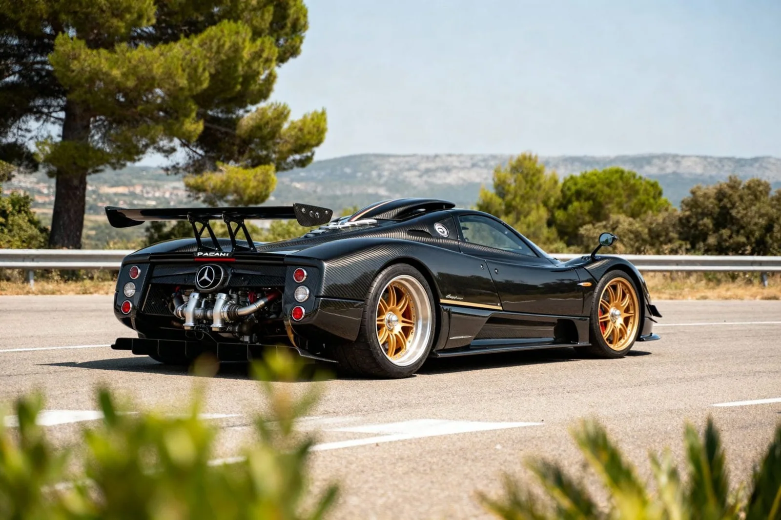 Pagani Zonda supercar, associated with inventor Horacio Pagani