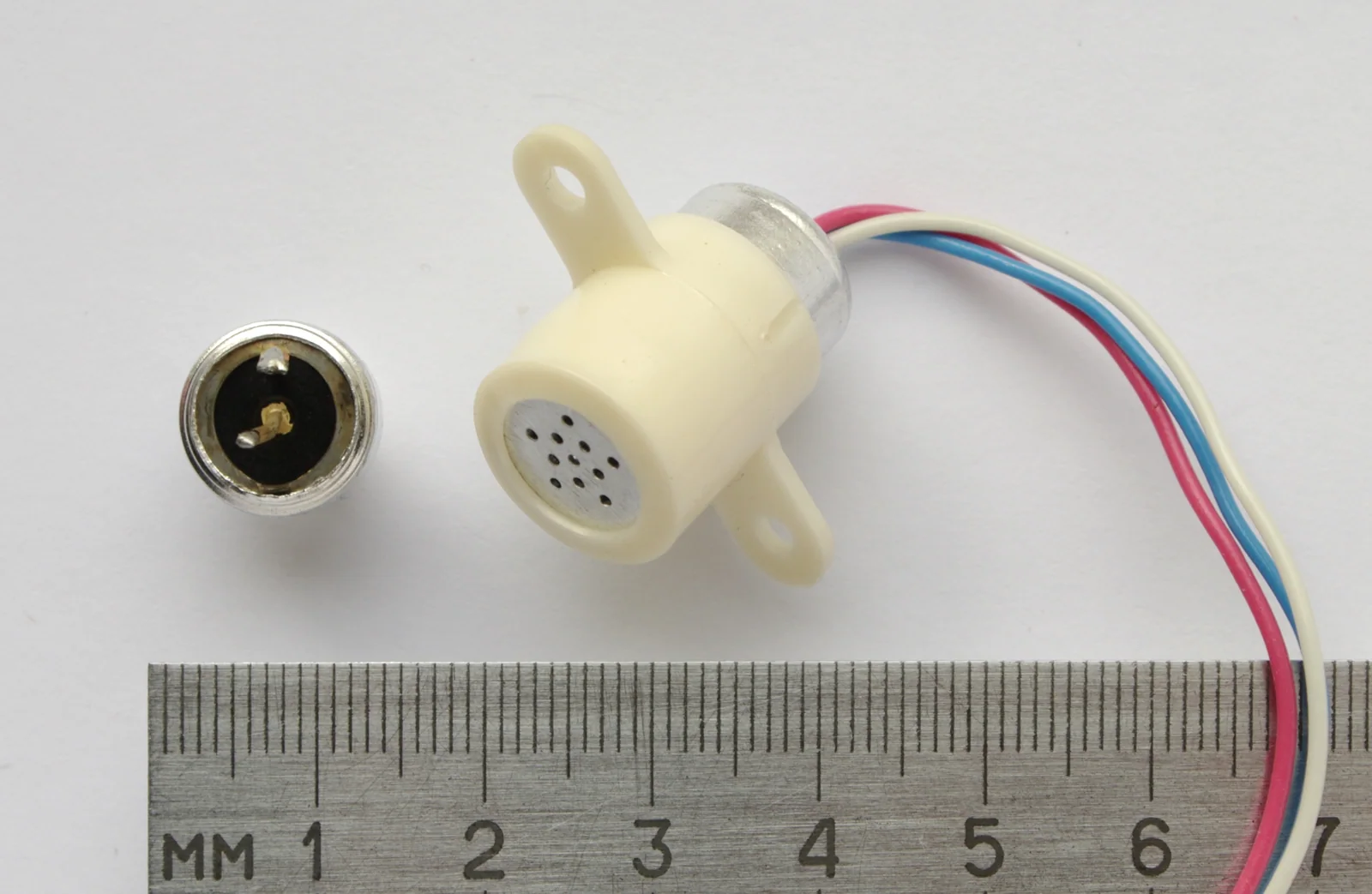 Electret microphone, associated with inventor James E. West