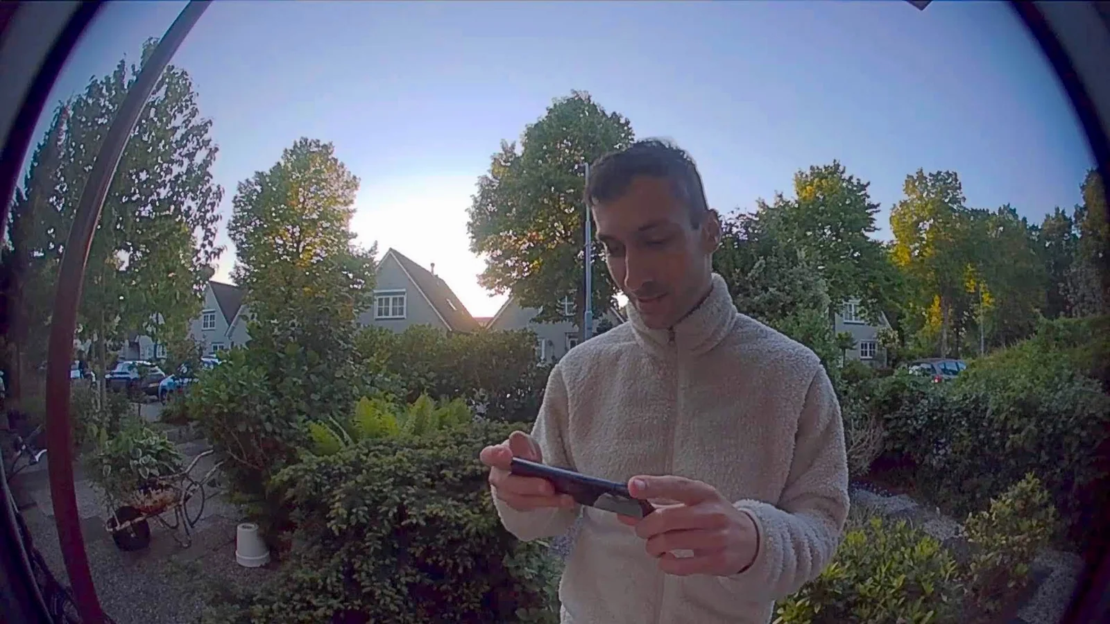 Ring video doorbell, associated with inventor Jamie Siminoff