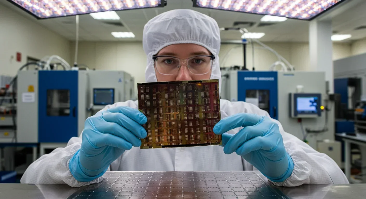 Memristor-based in-memory computing chip, associated with inventor Jianhua Joshua Yang