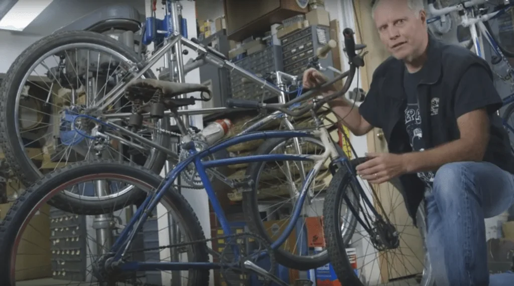 Breezer 1 balloon-tire mountain bike, associated with inventor Joe Breeze