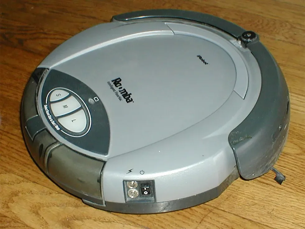Roomba autonomous robotic vacuum, associated with inventor Joe Jones