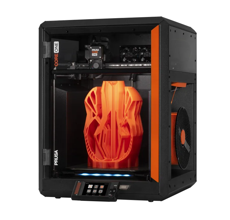 Prusa i3 open-source desktop 3D printer, associated with inventor Josef Průša
