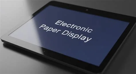 Electronic-paper display, associated with inventor Joseph M. Jacobson