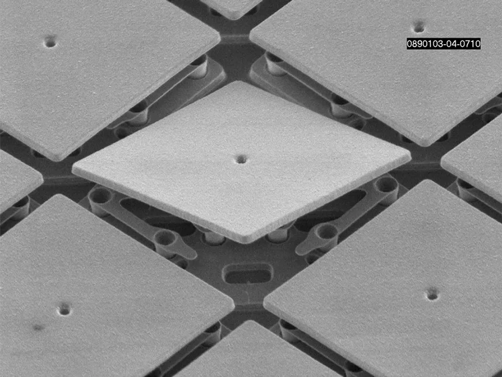 Digital Micromirror Device (DMD), associated with inventor Larry Hornbeck