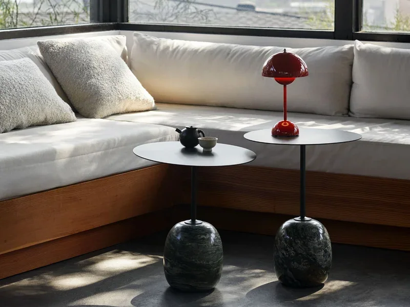 &Tradition Lato side table, associated with inventor Luca Nichetto