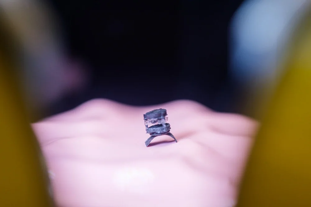 Seed-sized five-function surgical robot, associated with inventor Lum Guo Zhan