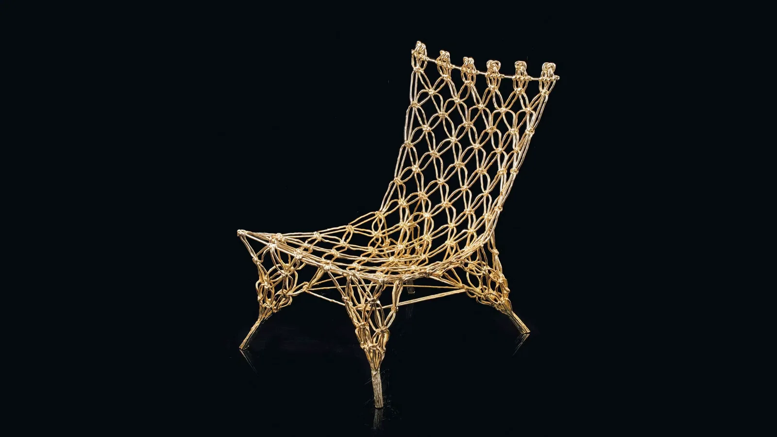 Knotted Chair, associated with inventor Marcel Wanders