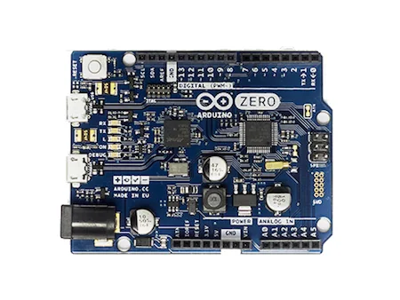 Original Arduino open-source microcontroller board, associated with inventor Massimo Banzi