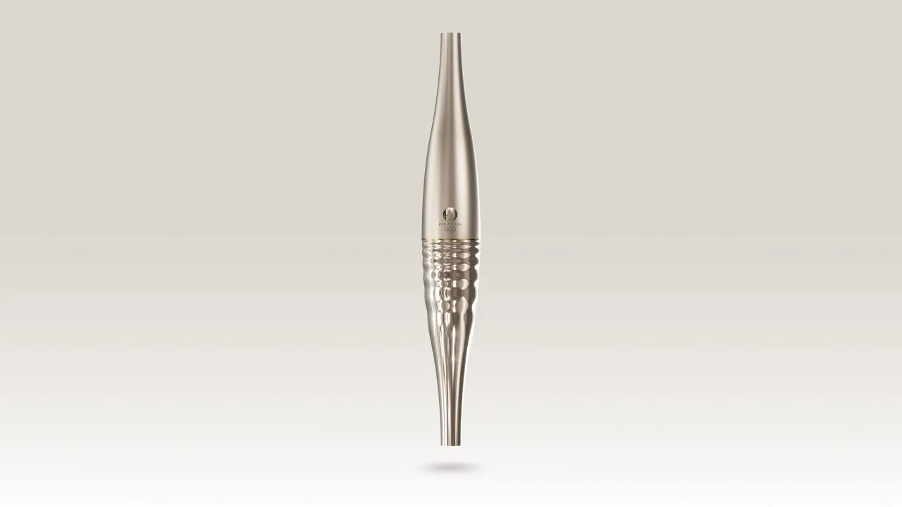 Paris 2024 Olympic and Paralympic Torch, associated with inventor Mathieu Lehanneur