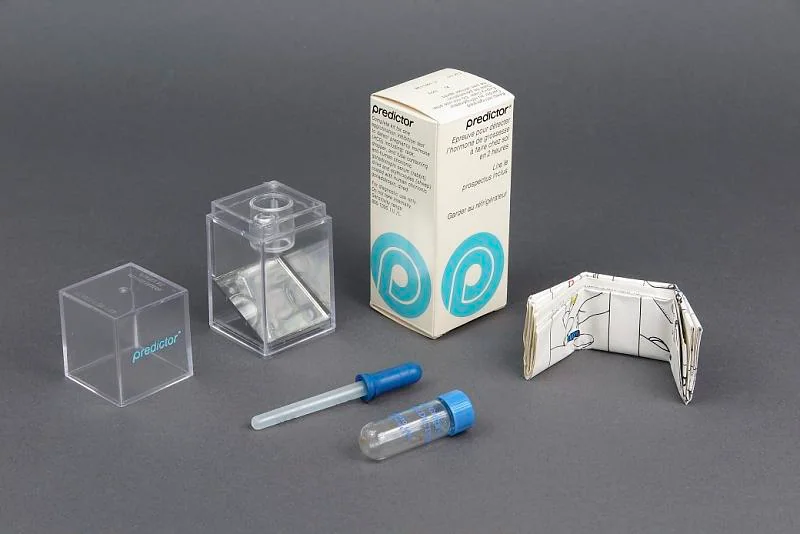 Predictor home pregnancy-test kit, associated with inventor Margaret "Meg" Crane