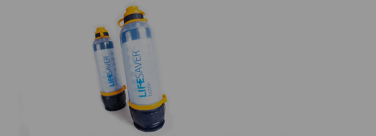 LifeSaver Bottle, associated with inventor Michael Pritchard