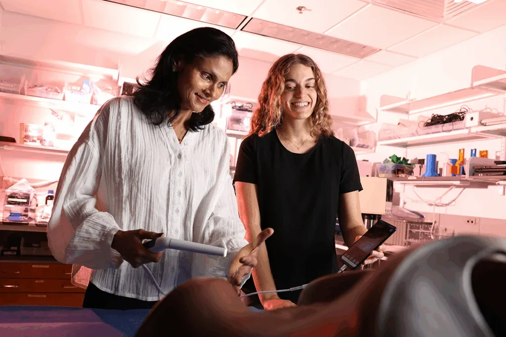 Pocket Colposcope portable cervical-cancer imaging system, associated with inventor Nirmala Ramanujam