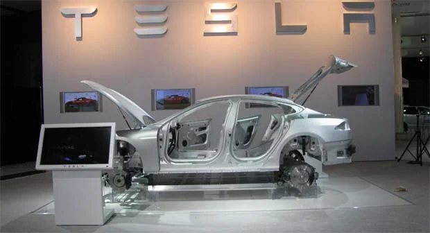 Tesla Model S vehicle engineering, associated with inventor Peter Rawlinson