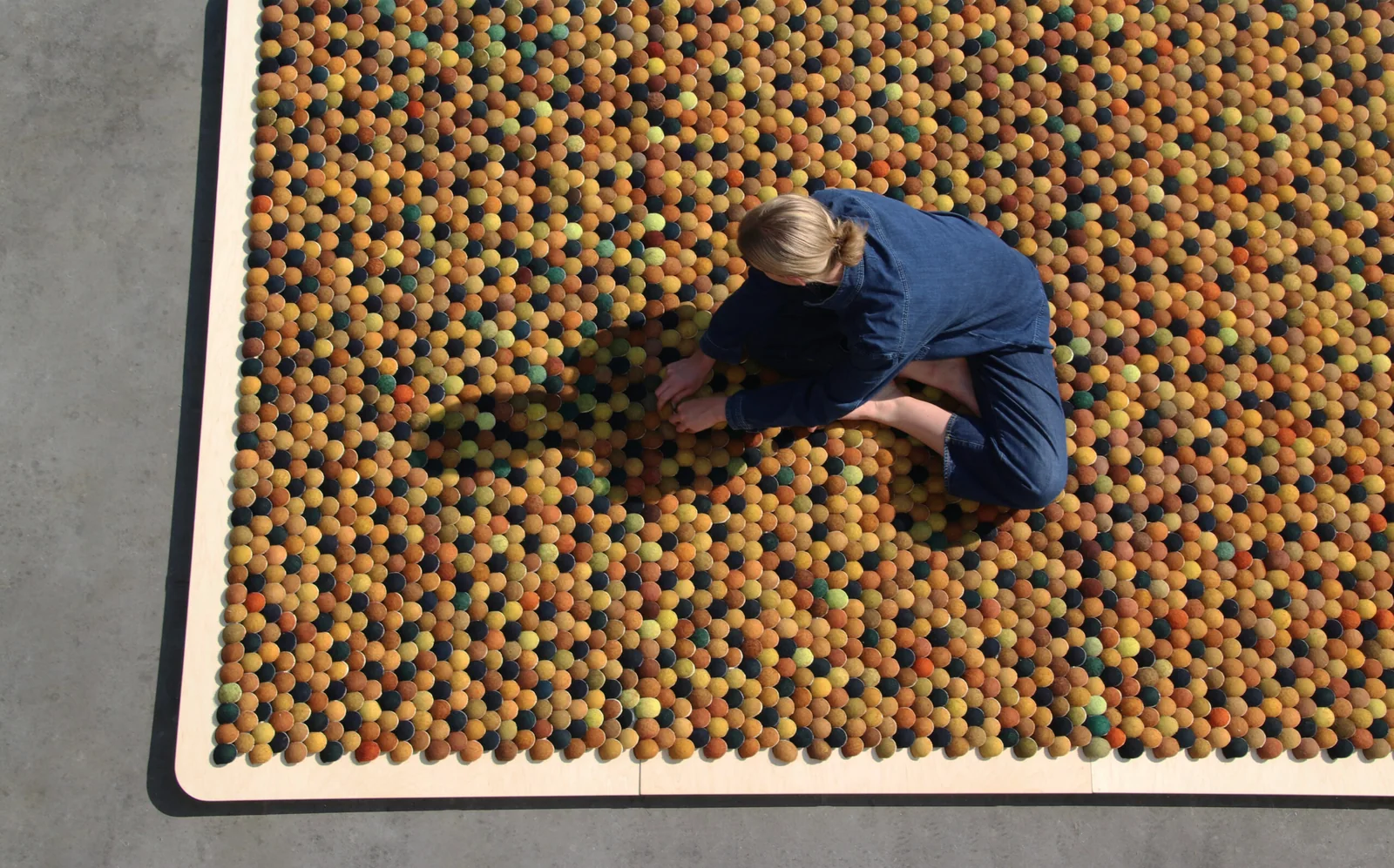 SoundBounce sound-damping material, associated with inventor Rhona Togher