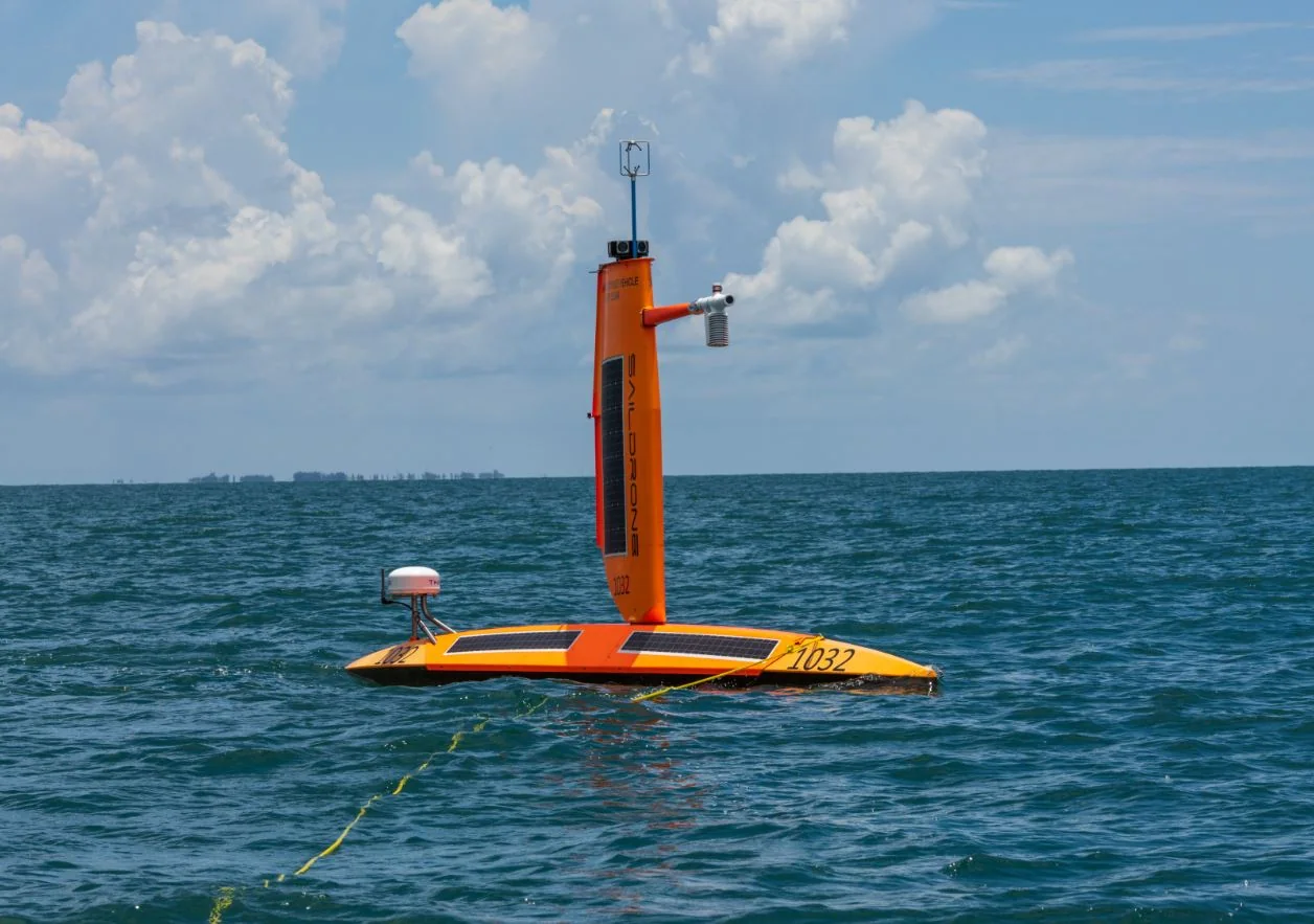 Saildrone uncrewed surface vehicle, associated with inventor Richard Jenkins