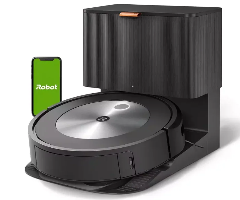iRobot Roomba autonomous vacuum robot, associated with inventor Rodney Brooks