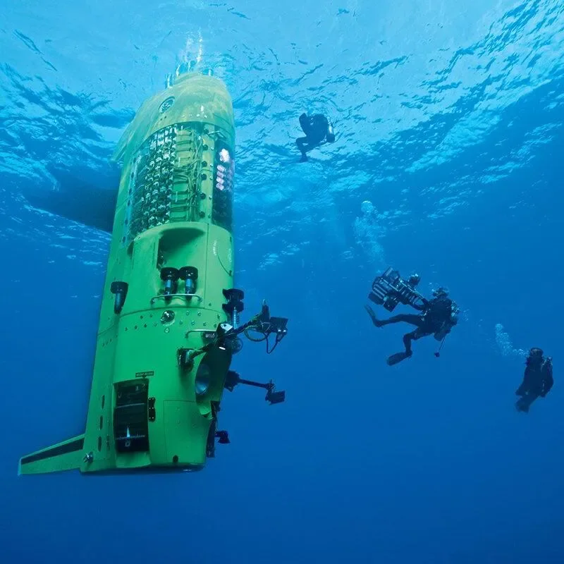 DEEPSEA CHALLENGER full-ocean-depth submersible, associated with inventor Ron Allum
