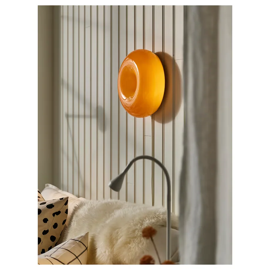 IKEA VARMBLIXT LED table/wall lamp, associated with inventor Sabine Marcelis