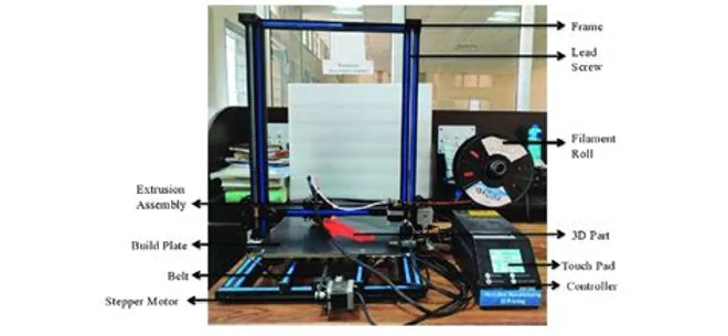 fused deposition modeling (FDM) 3D printer, associated with inventor Scott Crump