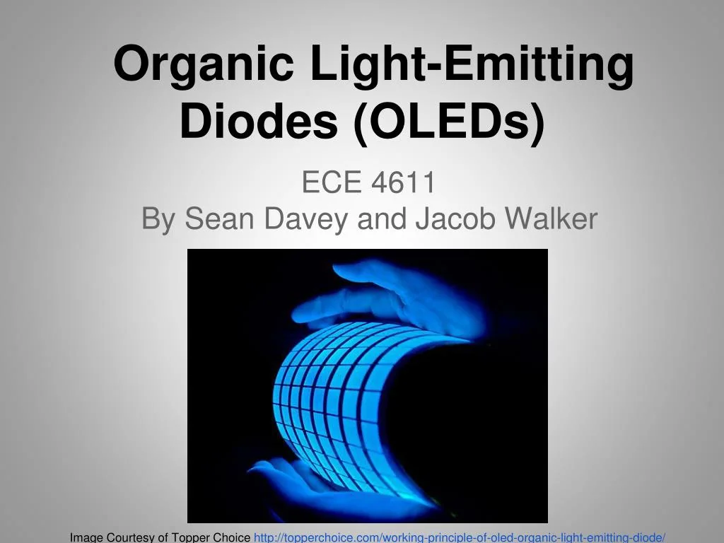 Organic light-emitting diode device, associated with inventor Steven Van Slyke