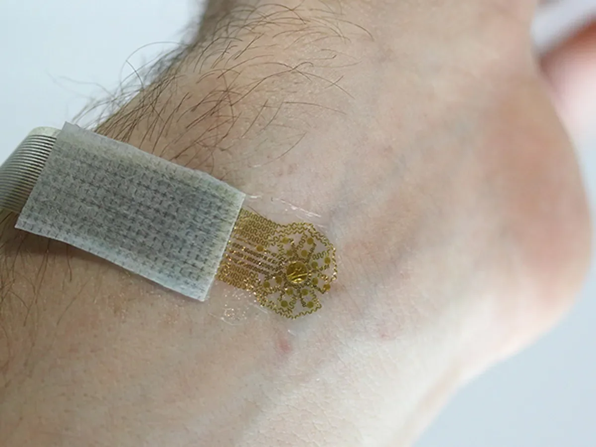 Flexible electronic-skin sensor sheet, associated with inventor Takao Someya