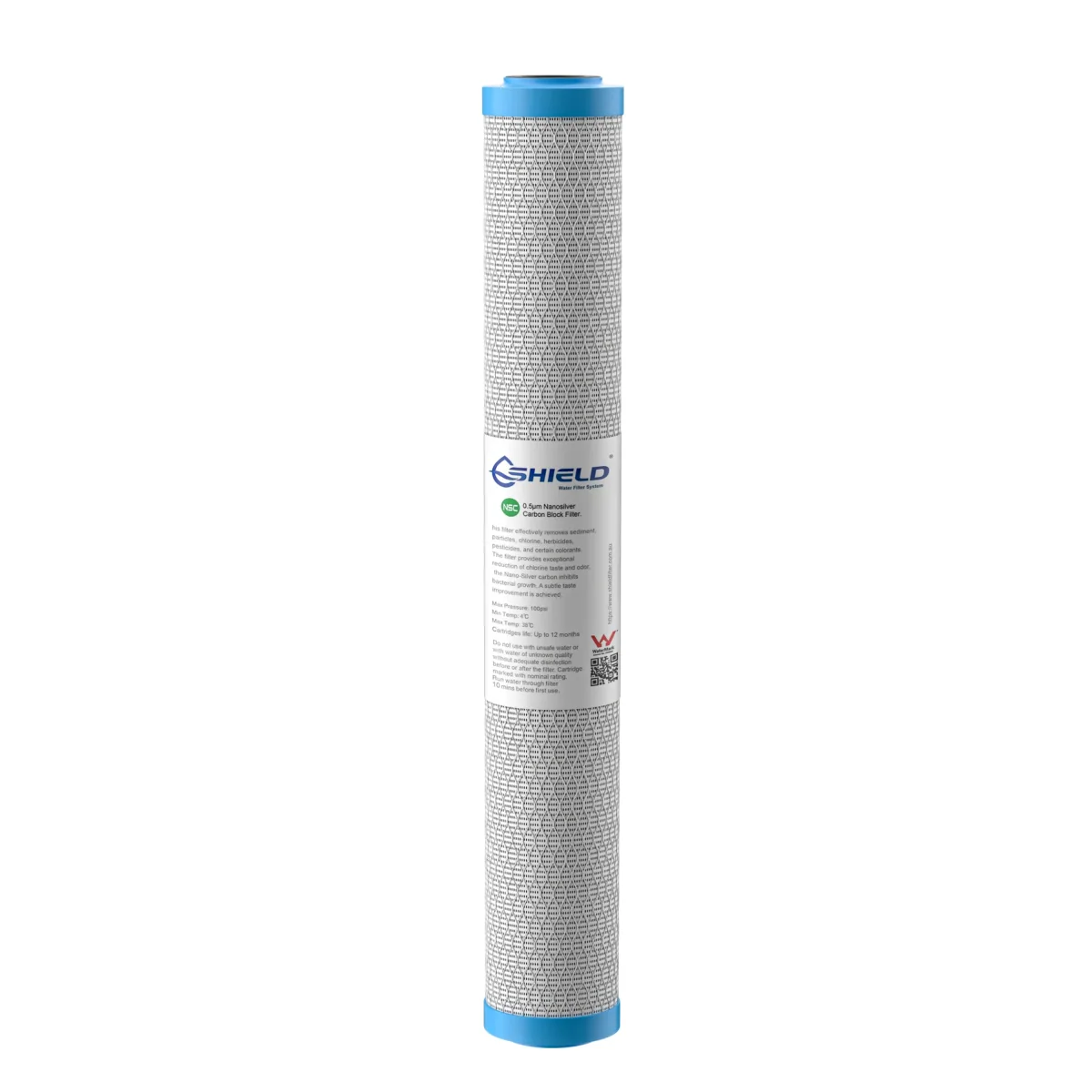 Nano-silver antimicrobial paper water filter, associated with inventor Theresa Dankovich