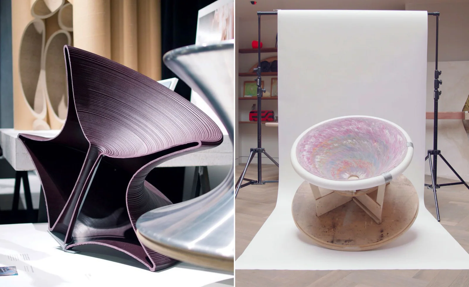 Spun Chair, associated with inventor Thomas Heatherwick