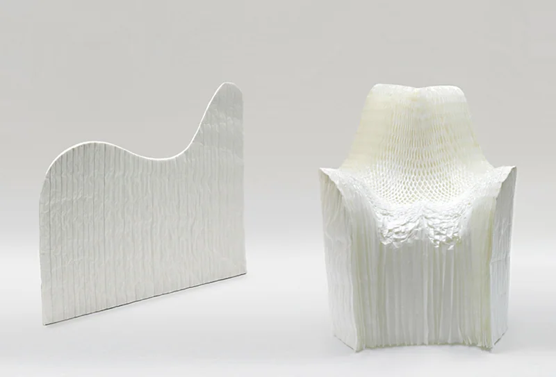 Honey-Pop chair, associated with inventor Tokujin Yoshioka
