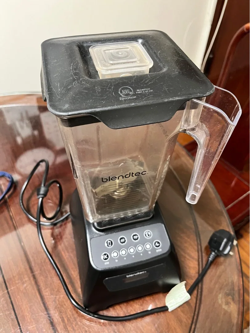 Blendtec high-performance blender, associated with inventor Tom Dickson