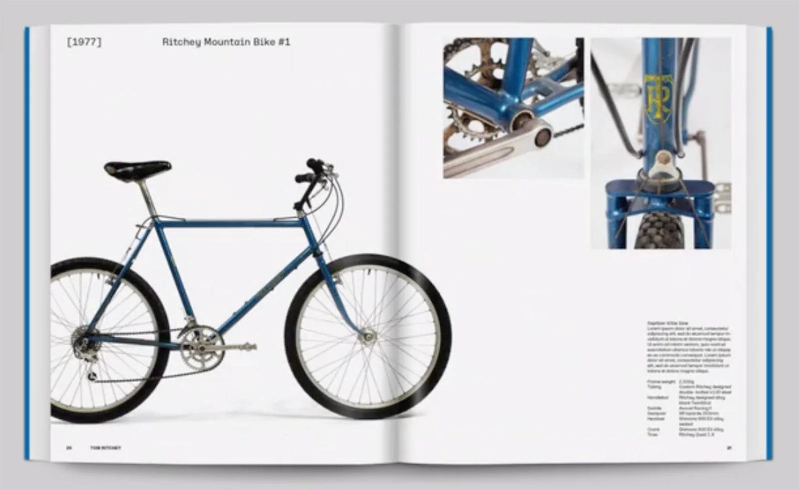 early production mountain-bike frames, associated with inventor Tom Ritchey
